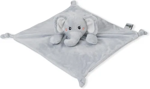 KINREX Manta de seguridad de elefante para bebés, toalla calmante de felpa suave, juguete de edredón unisex para bebé, compañero de sueño ideal, oso
