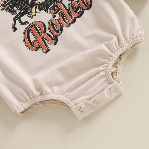 Miniatura 5 de SAYOO Conjunto de vaquero occidental para bebé, niña, niño, sudadera con estampado de vaca, suéter de gran tamaño, ropa de otoño para bebés, 0-24