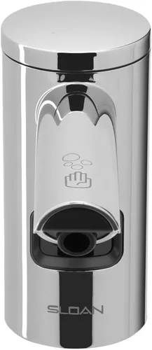Miniatura 3 de Sloan ESD-2000 Dispensador de jabón de espuma montado en la cubierta, sensor infrarrojo activado, acabado cromado pulido, funciona
