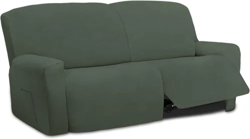 Miniatura 15 de Easy-Going - Funda elástica de microfibra para sofá reclinable seccional, suave vellón ajustable a tu sofá de 2 cuerpos, lavable, protege tus