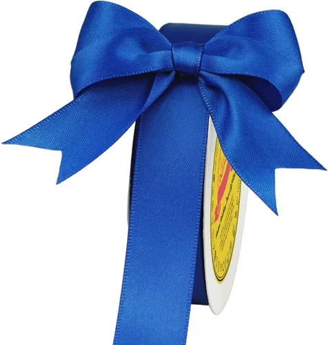 Miniatura 207 de Cinta de satén blanca antigua de doble cara de 1-1/2 pulgadas x 50 yardas, cinta de poliéster para envolver regalos, día de San Valentín, bodas