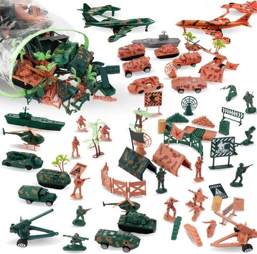 Liberty Imports Figuras de acción de lujo de la Fuerza Aérea Militar de la Armada de la Fuerza Aérea para hombres y soldados con vehículos a escala