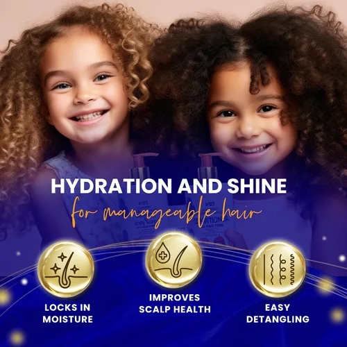 Miniatura 6 de BABY HAIR - Acondicionador de cabello para niños con minerales de arándanos, acondicionador para el cabello sin sulfato, acondicionador