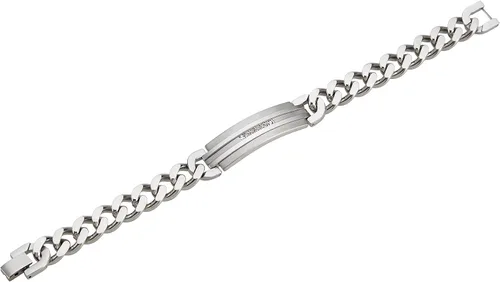 Miniatura 2 de American Exchange Pulsera de cadena de acero inoxidable con diamantes de 110 quilates para hombre