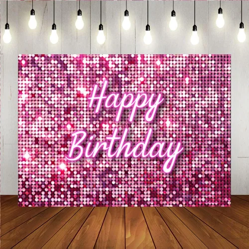 Miniatura 6 de Lofaris Telón de fondo cuadrado dorado con destello para fotografía de feliz cumpleaños brillante (sin brillantina), paneles de pared brillantes
