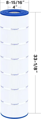 Miniatura 3 de Cryspool® 08063 Filtro compatible con Jandy CS200, R0462400, PJANCS200, C-8418, 11088503, 11088513, FC-0823, Cartucho de filtro de piscina de 200