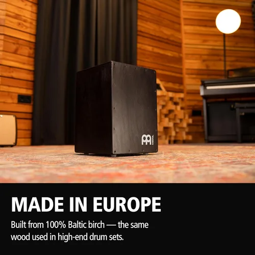 Miniatura 2 de Jam Cajon - Caja de tambor con bordón y tono de bajo para música acústica — FABRICADO EN EUROPA — Madera de abedul báltico, toca con tus manos