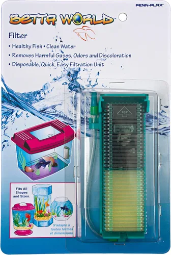 Penn Plax World filtro de acuario, pequeño