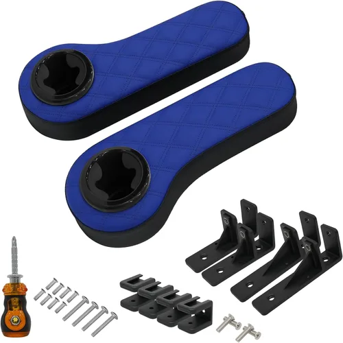 Miniatura 10 de Reposabrazos de carrito de golf con portavasos para EZGO Club Car Yamaha, no requiere taladrar, kits de reposabrazos para asiento trasero con marco