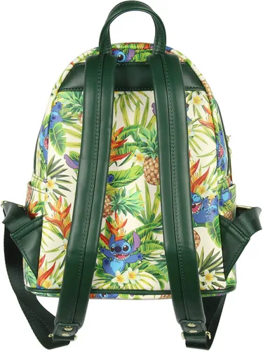 Miniatura 3 de Loungefly Disney Lilo & Stitch Hawaiian Pineapple - Mini mochila con estampado de piña, Multi, Mochila