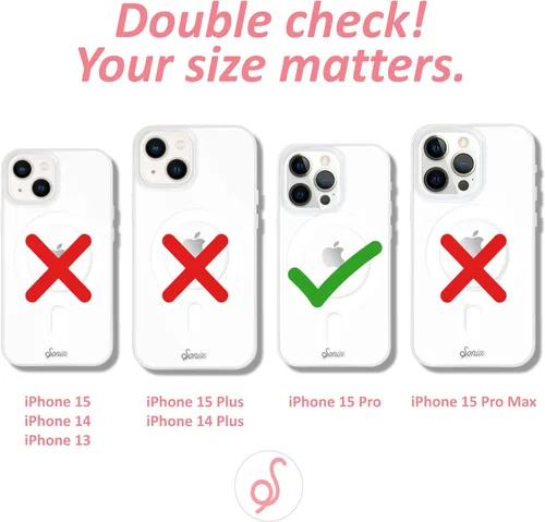 Miniatura 5 de Sonix x Sanrio - Funda para iPhone 15 Pro, compatible con MagSafe, probada en caídas de 10 pies, adivinador Kuromi