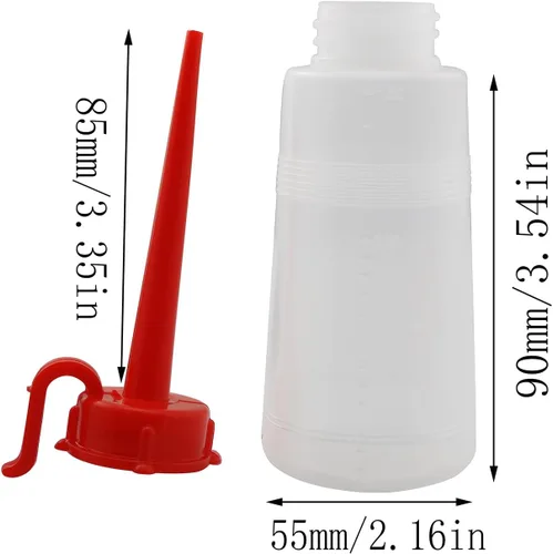 Miniatura 2 de LQ Industrial Dispensador de aceite de aceite de 5.4 fl oz para máquina de coser, máquina de coser de punta larga, dispensador de aceite de plástico