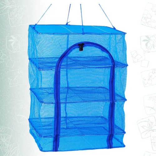 Miniatura 2 de Gatuida Red de secado colgante, 4 capas plegable de malla de pescado para camarones, pescado, frutas y verduras (26.0 x 19.7 in)