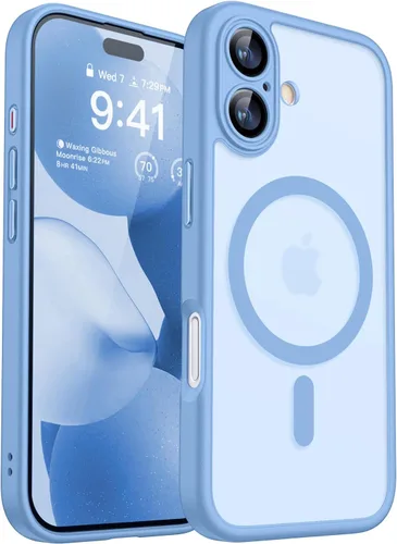 Miniatura 134 de CANSHN Funda magnética compatible con iPhone 17 Pro, mejorada [protección completa de la cámara] [compatible con Magsafe] [mate translúcido] funda