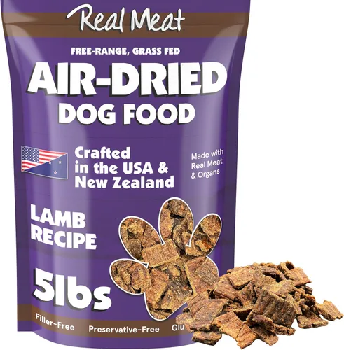 Miniatura 13 de TRMC Real Meat Alimento para Perros Secado al Aire con Carne de Res Real - Bolsa de 2 lb de Alimento para Perros Real Sin Cereales Elaborado
