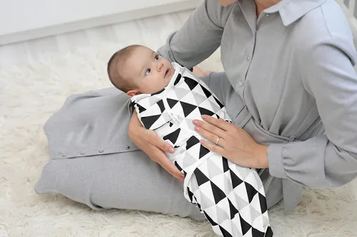 Miniatura 2 de BaeBae Goods Manta para envolver al bebé, juego de 4 envolturas ajustables para bebés, mantas para envolver pañales para niños y niñas, hechas