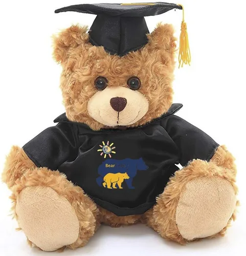 Miniatura 2 de Plushland Peluche de animal, juguetes de 12 pulgadas, regalo para el día de graduación, lo mejor para cualquier graduado de escuela, 12 pulgadas