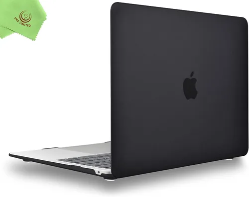Miniatura 28 de Carcasa para MacBook Air de 13 pulgadas, UESWILL, carcasa rígida mate de tacto suave para MacBook Air de 13 pulgadas (Modelo A1466 / A1369) de Negro