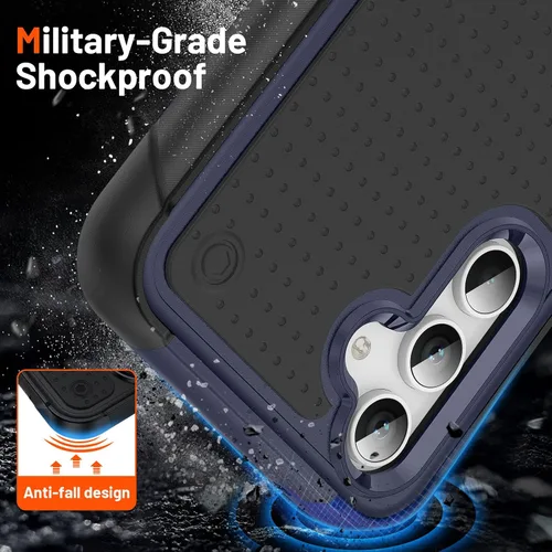 Miniatura 228 de Jeylly Compatible con Samsung Galaxy A22 5G Funda, Funda Samsung A22 5G con 2pcs protectores de pantalla de vidrio templado
