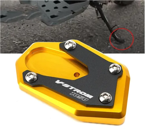 Miniatura 4 de Para Suzuki para V-Strom 1000 2014-2019 para Vstrom 1000XT para V-Strom 1050 Xt 2020 2021 2022 placa de soporte de pie soporte lateral placa de 1000