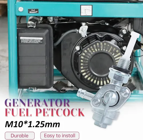 Miniatura 2 de WOTIAN llave de purga, interruptor de válvula de bomba de tanque de combustible para generador Champion Firman 5.5hp 6.5hp 7hp 8hp 9hp 11hp 13hp