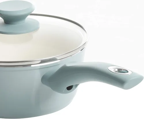 Miniatura 3 de Gibson Home Plaze Café' - Utensilios de cocina de cerámica antiadherente de aluminio forjado aluminio con base de inducción y mango de baquelita