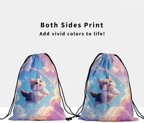 Miniatura 241 de Bolsa de agarre de gimnasia de piel de animal, bolsa de gimnasia con cordón ajustable, bolsa de cuerda para fauna silvestre, Mariposas Galaxy