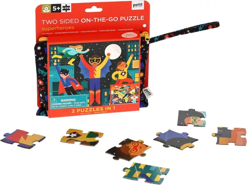 Miniatura 2 de Jigsaw Puz Superhéroes de 2 caras