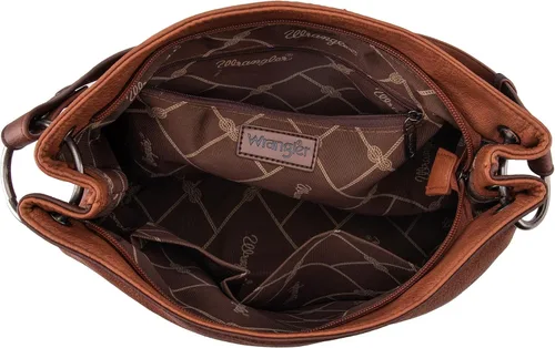 Miniatura 102 de Wrangler Hobo - Bolsas para mujer de cuero vegano con asa superior, bolsos de hombro y bolsos