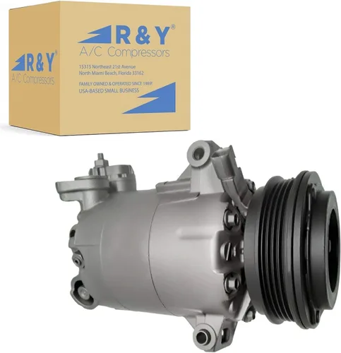 RYC Compresor de aire acondicionado automotriz y embrague de A/C AIG392 (se adapta a Ford Focus 2.0L, 2.3L con Turbo 2013, 2014, 2015, 2016, 2017,