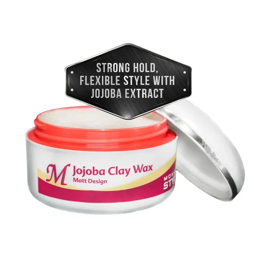 Miniatura 3 de Mon Platin Jojoba hair wax for men wet look (9.5 Oz Jojoba & Black Caviar)