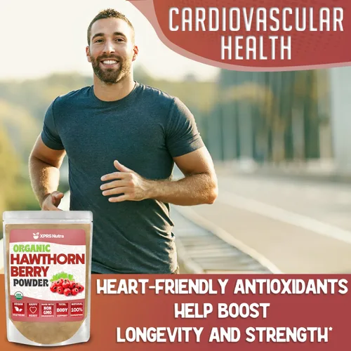 Miniatura 4 de Hawthorn Berry Cápsulas en polvo – 360 unidades (suministro para 6 meses) – Cápsulas de bayas de espino premium para apoyo cardiovascular – Polvo