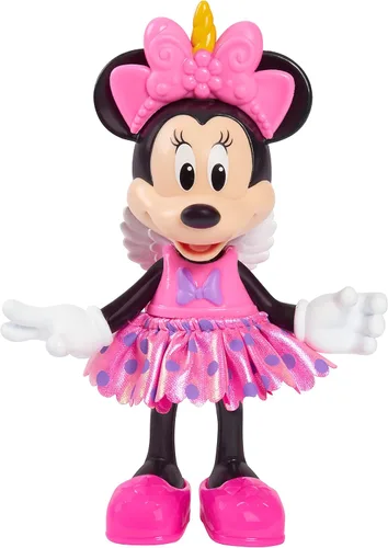 Miniatura 3 de Disney Junior Minnie Mouse Fabulous Fashion Doll Unicorn Fantasy, 14 piezas, juego de simulación, juguetes para niños de 3 años en adelante de Just