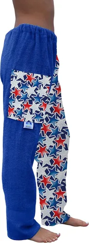 Miniatura 2 de Pantalones de toalla para nadadores - Estrellas patrióticas - Pantalones de toalla de rizo de algodón - Cobertura de playa