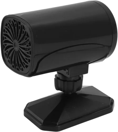 Generic - Calefactor de coche portátil, desempañador y descongelador de parabrisas, 12 V 150 W giratorio 2 modos, calefactor y desempañador de coche