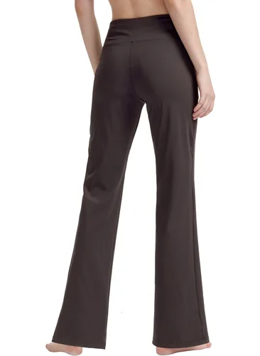 Miniatura 3 de nuveti Pantalones de yoga con corte de bota para mujer, control de abdomen, no se transparentan, pantalones de yoga