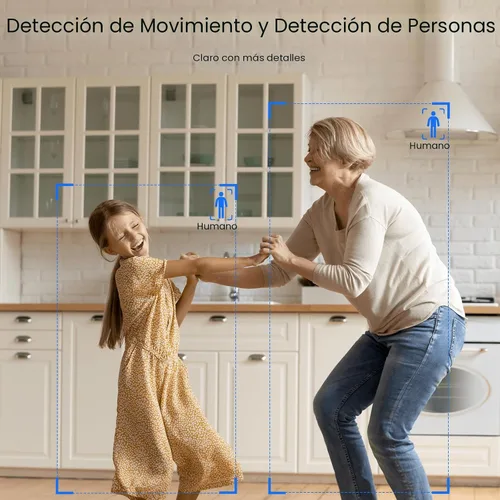 Miniatura 6 de INFIYA Cámaras 360 para Seguridad del Hogar - Cámara Interior de Monitoreo para Bebé/Niñera con Resolución Alta 2K y Llamada con un Toque