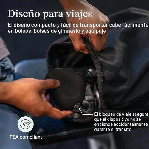 Miniatura 4 de TheraGun Mini (3ª generación) de Therabody - Pistola de masaje ultraportátil y esencial de viaje para un alivio rápido y eficaz del dolor y la Negro