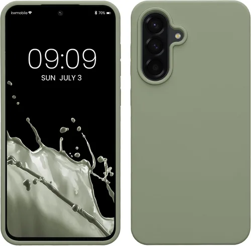 Miniatura 234 de kwmobile Funda Compatible con Samsung Galaxy A14 5G - Funda de teléfono de TPU y silicona con acabado suave - Verde Lima