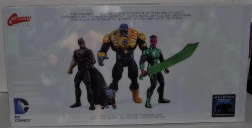 Miniatura 3 de SDCC 2013 DC Comics Super Heroes Black Hand, Green Lantern Sinestro, Arkillo y Dex-Starr Figura de acción 4