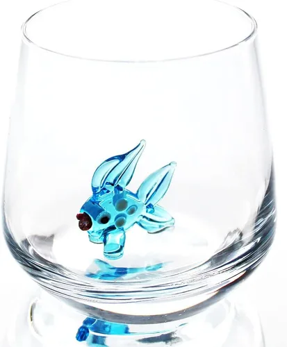 Miniatura 10 de Vaso de Vidrio 3D para Beber con Linda Figurita de Animal Adentro, Figura de Foca de Vidrio Soplado a Mano Dentro de la Taza, Vaso sin Pie