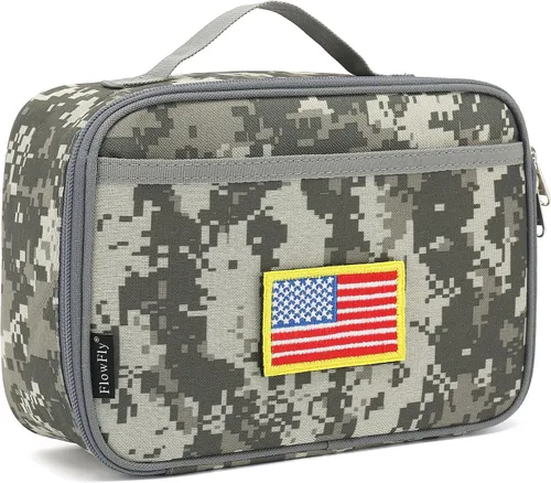 Miniatura 35 de FlowFly Lonchera para niños, bolsa suave aislada, mini hielera para el regreso a clases, kit de bolsa térmica para comidas, para niñas, niños, fútbol