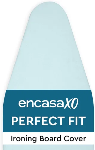 Encasa XO Funda y Almohadilla para Tabla de Planchar 54"x15" - Cubierta de Tabla de Planchar Grande de Fieltro de 4mm con Acolchado - Resistente al