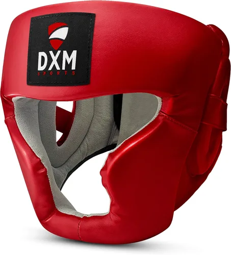 Miniatura 7 de DXM SPORTS Casco de boxeo para entrenamiento de MMA, Sparring Kickboxing, protector de cabeza de seguridad ajustable para Muay Thai, Karate