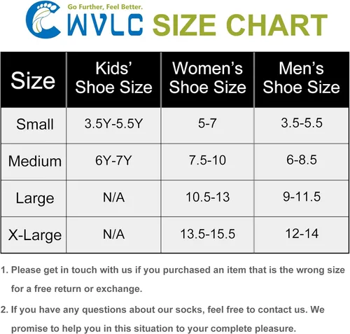 Miniatura 2 de CWVLC Paquete múltiple de calcetines deportivos de compresión acolchados unisex