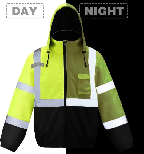 Miniatura 2 de caparazon Class4 - Chaqueta bomber resistente a la intemperie de alta visibilidad con forro acolchado integrado