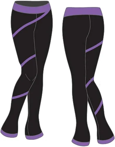 Miniatura 7 de ChloeNoel P06 - Pantalones de patinaje artístico en espiral