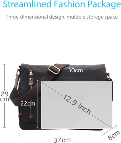 Miniatura 5 de FANDARE Bolso bandolera unisex de lona para hombro