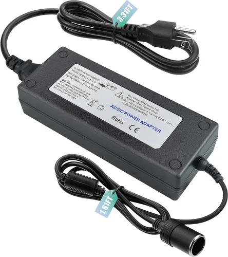 Miniatura 8 de Convertidor de 110 V a 12 V 6A 72 W AC a CC, adaptador de encendedor de cigarrillos para automóvil a enchufe de pared para compresor de aire