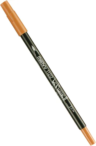 Miniatura 50 de Uchida 1122-C-3 Marvy Extra Fine Tip Le Plume II Rotulador de doble punta, azul